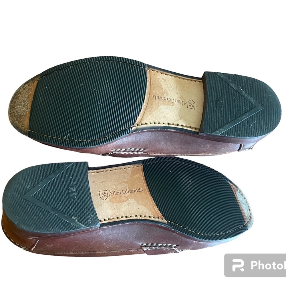 Allen Edmond Penny Loafers size: 10.5D Brown Leather - Picture 3 of 8